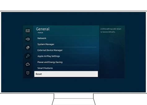 How To Reset Samsung TV .